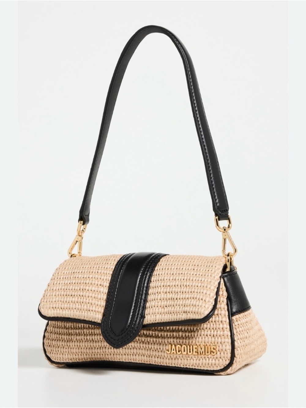 Jacquemus Le Petit Bambimou raffia shoulder / crossbody bag